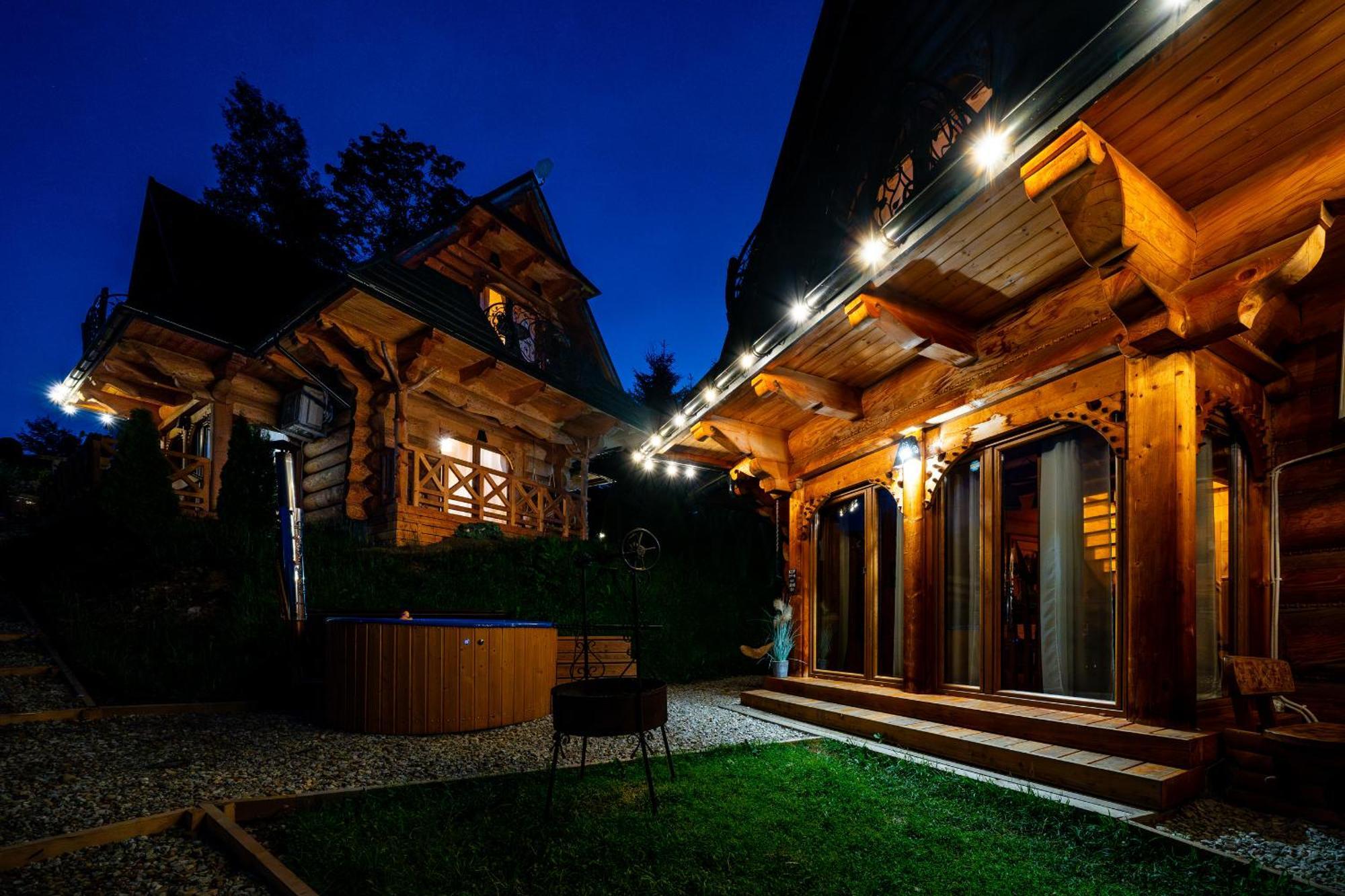Goralska Chatka 2 Highland Cottage - Split Ac, Jacuzzi, Sauna, Private Parking, Mountains View, Garden, Zakopane Kültér fotó
