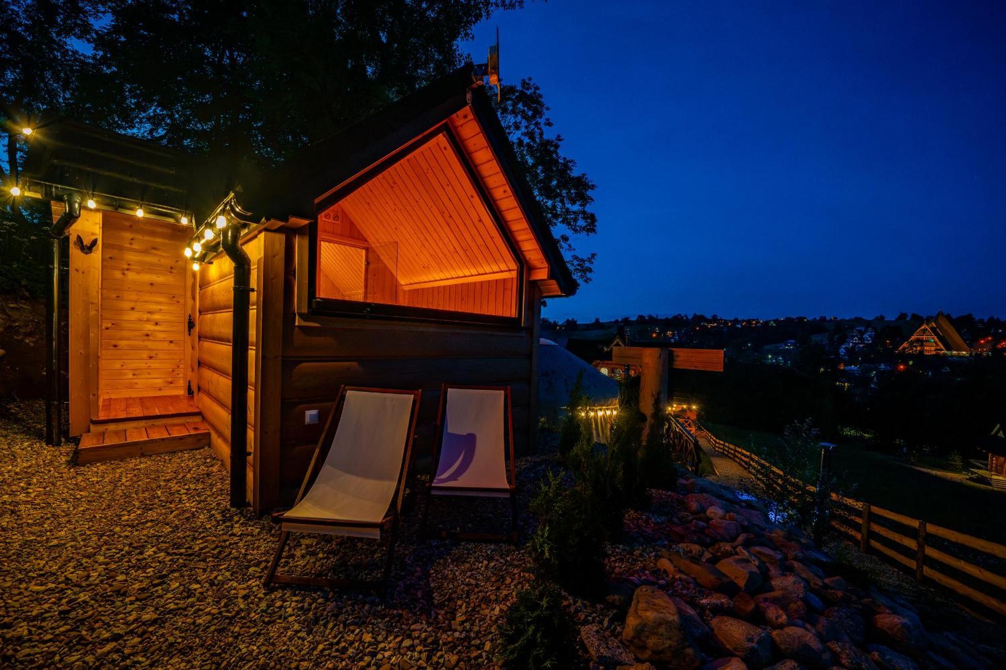 Goralska Chatka 2 Highland Cottage - Split Ac, Jacuzzi, Sauna, Private Parking, Mountains View, Garden, Zakopane Kültér fotó