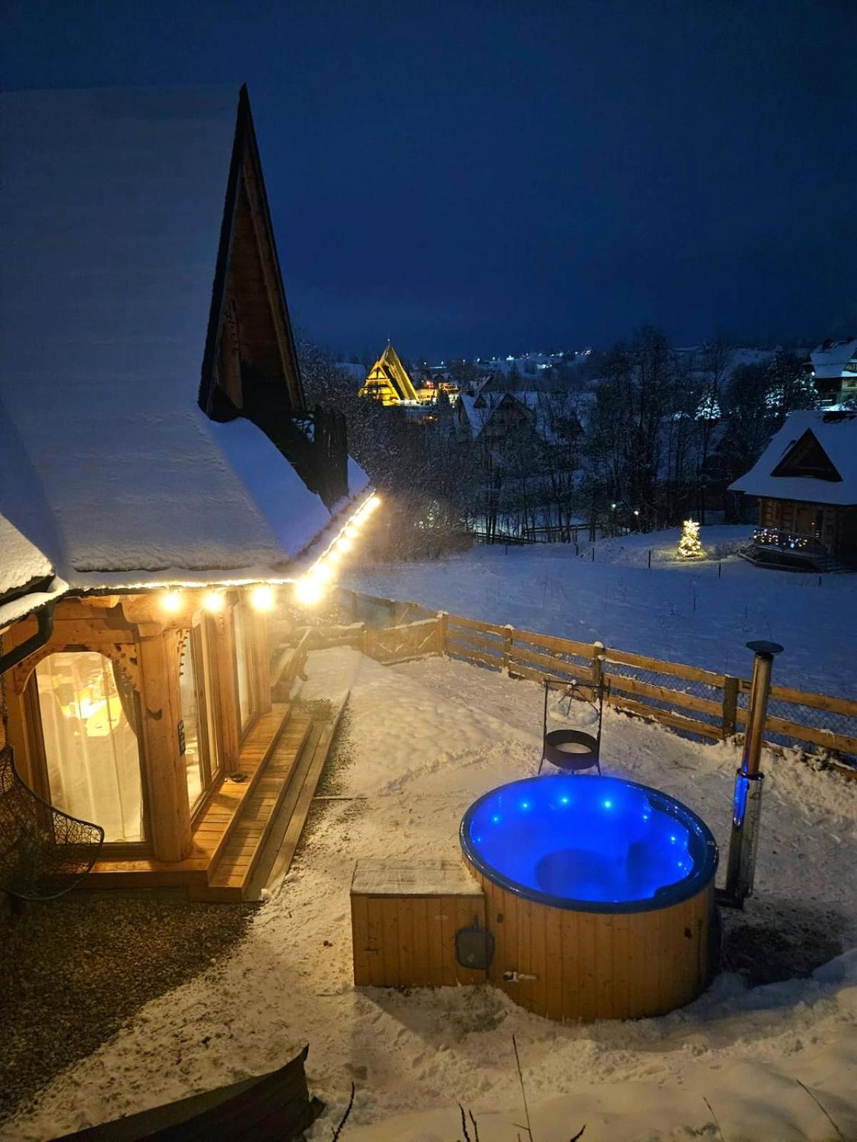Goralska Chatka 2 Highland Cottage - Split Ac, Jacuzzi, Sauna, Private Parking, Mountains View, Garden, Zakopane Kültér fotó